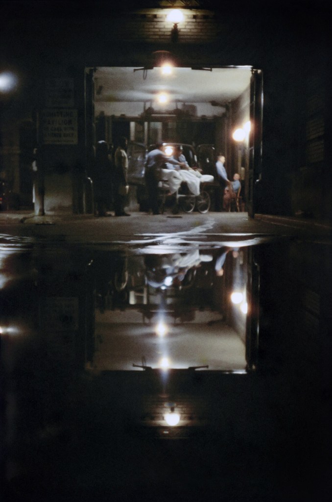 Gordon Parks (American, 1912-2006) 'Cops Bring In Knifing Victim, Chicago, Illinois' 1957