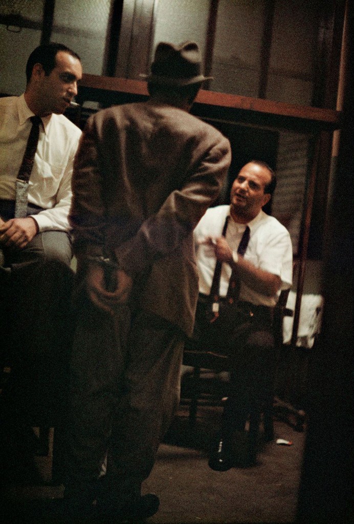 Gordon Parks (American, 1912-2006) 'Detectives Grilling a Suspect, Chicago, Illinois' 1957