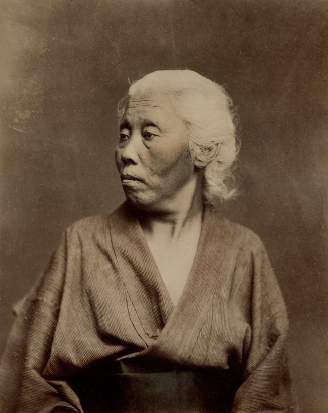 Baron Raimund von Stillfried (Austrian, 1839-1911) 'Obasan, Japan' c. 1870