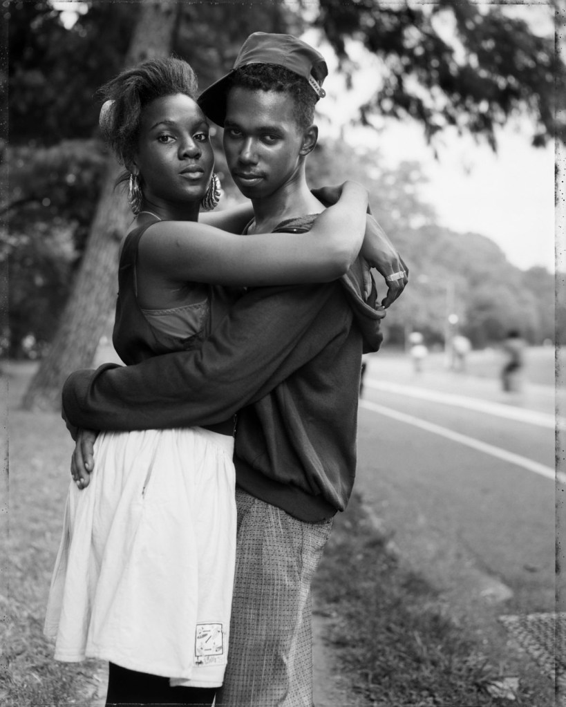 Dawoud Bey (American, b. 1953) 'A Couple in Prospect Park, Brooklyn, NY, 1990' 1990
