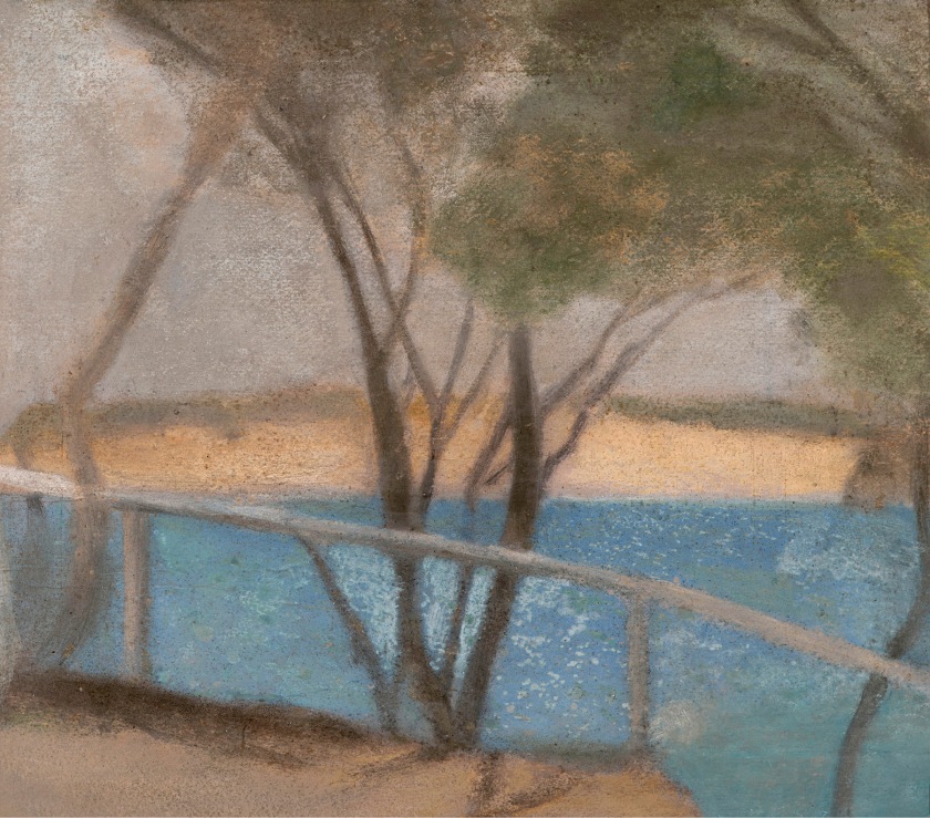 Clarice Beckett (Australia, 1887-1935) 'Cliff path' c. 1929