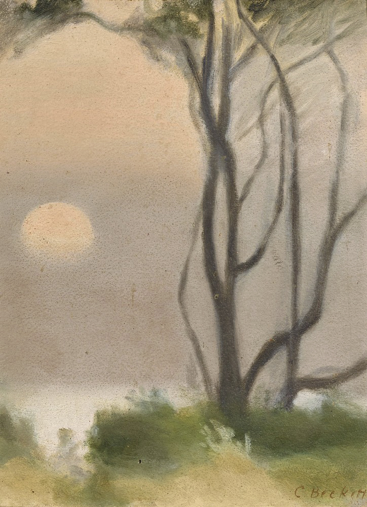 Clarice Beckett (Australia, 1887-1935) 'Saturday' Nd