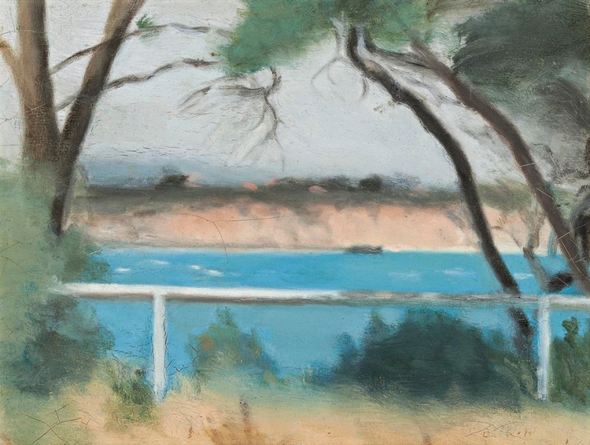 Clarice Beckett (Australia, 1887-1935) 'Summer Morning, Beaumaris' Nd