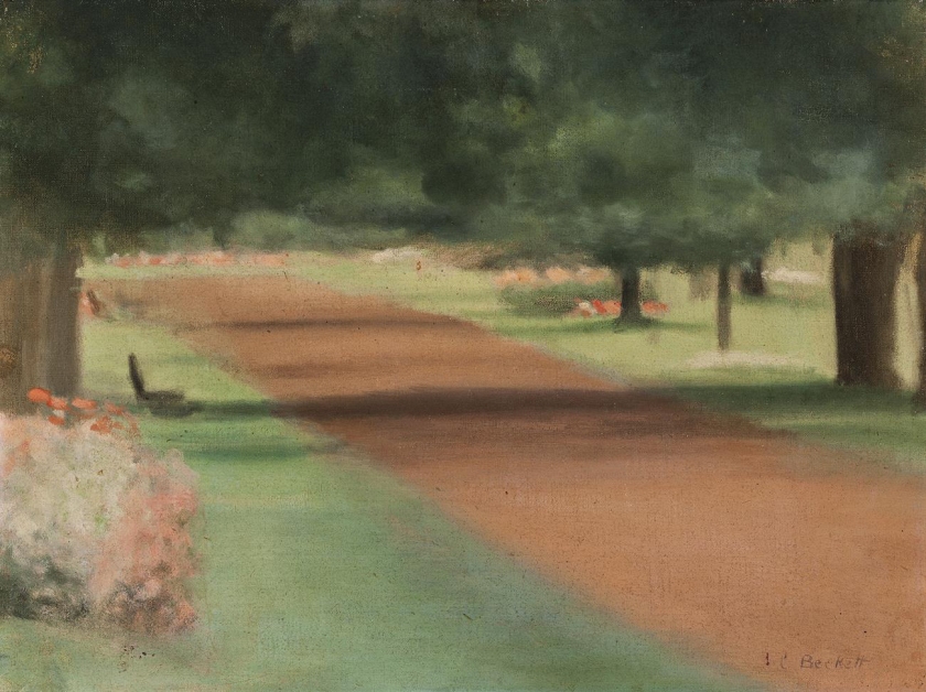 Clarice Beckett (Australia, 1887-1935) 'Chestnut Avenue, Ballarat Gardens' c. 1927