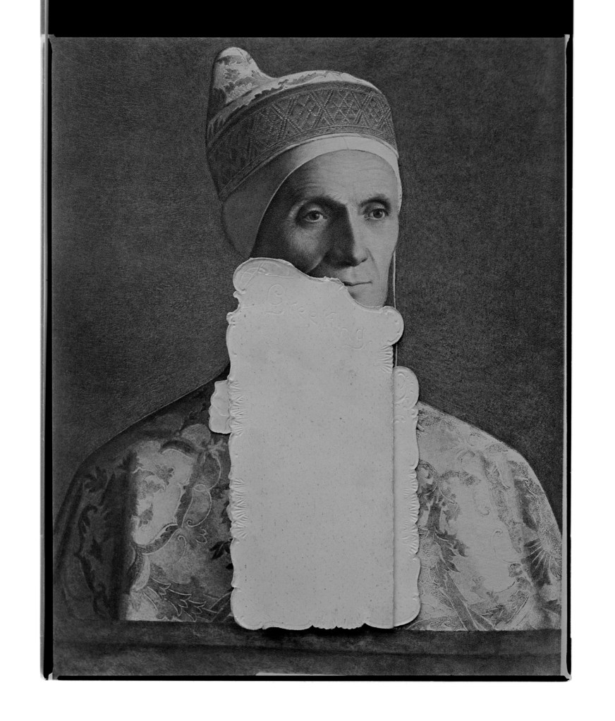 Marcus Bunyan (Australian, b. 1958) 'Untitled (Pope folded)' 1996