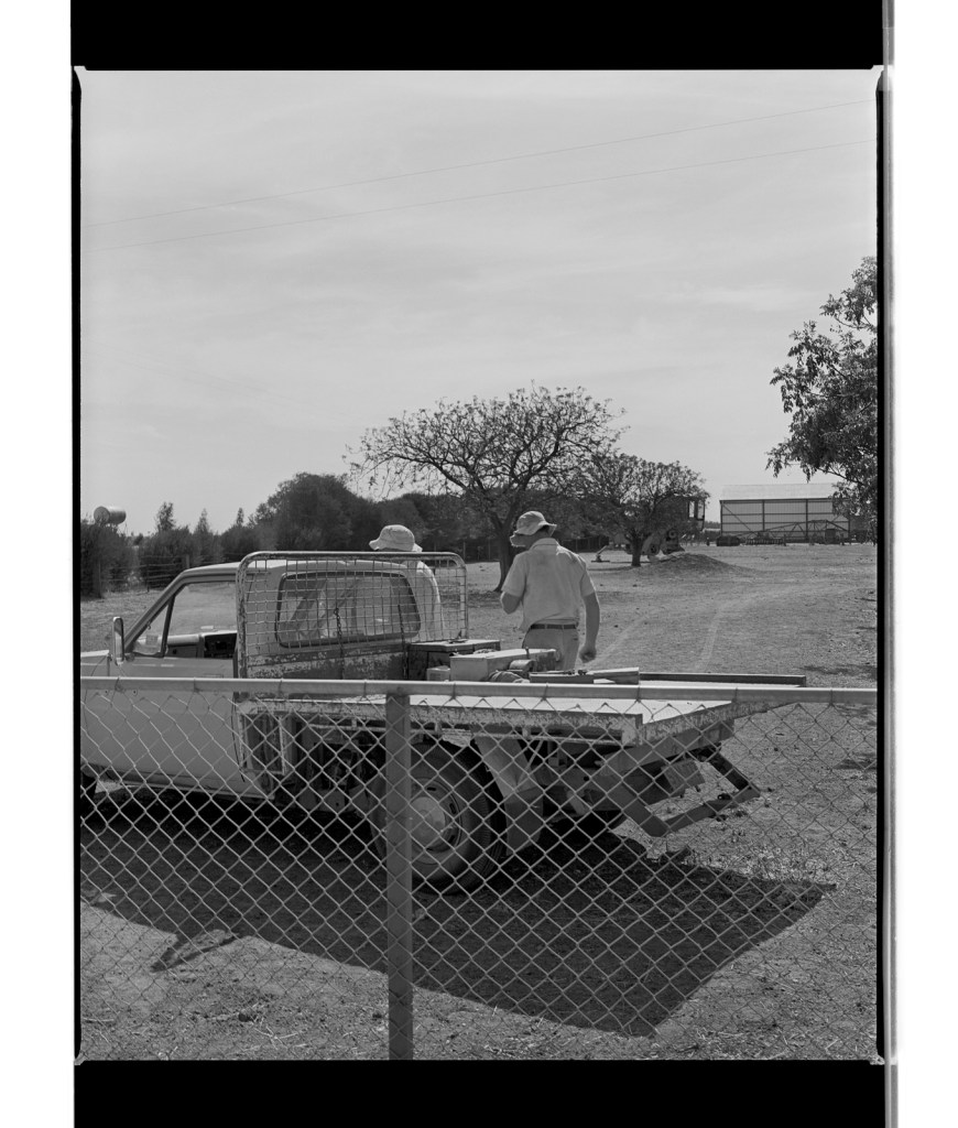 Marcus Bunyan. 'Two men and a ute' 1994-1995