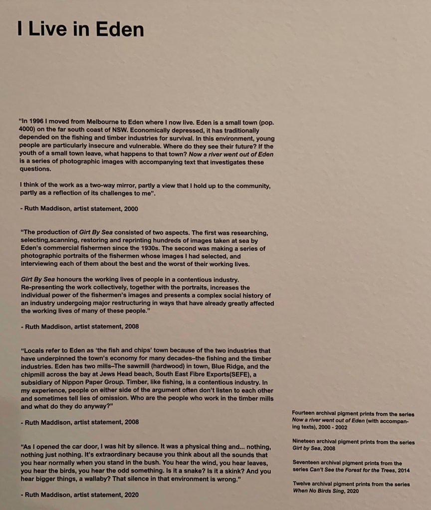 Text from the exhibition 'Ruth Maddison It was the best of times, it was the worst of times' at the Centre for Contemporary Photography, Melbourne