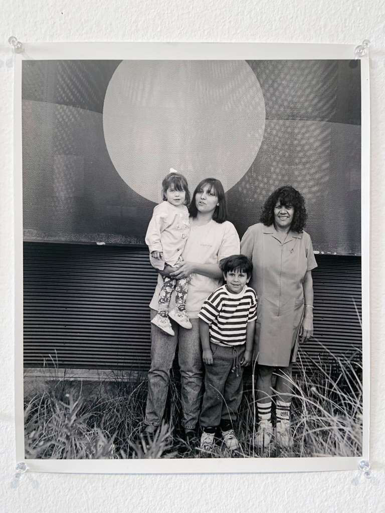 Ruth Maddison (Australian, b. 1945) 'Single Mothers and their Children' 1994 (installation view)