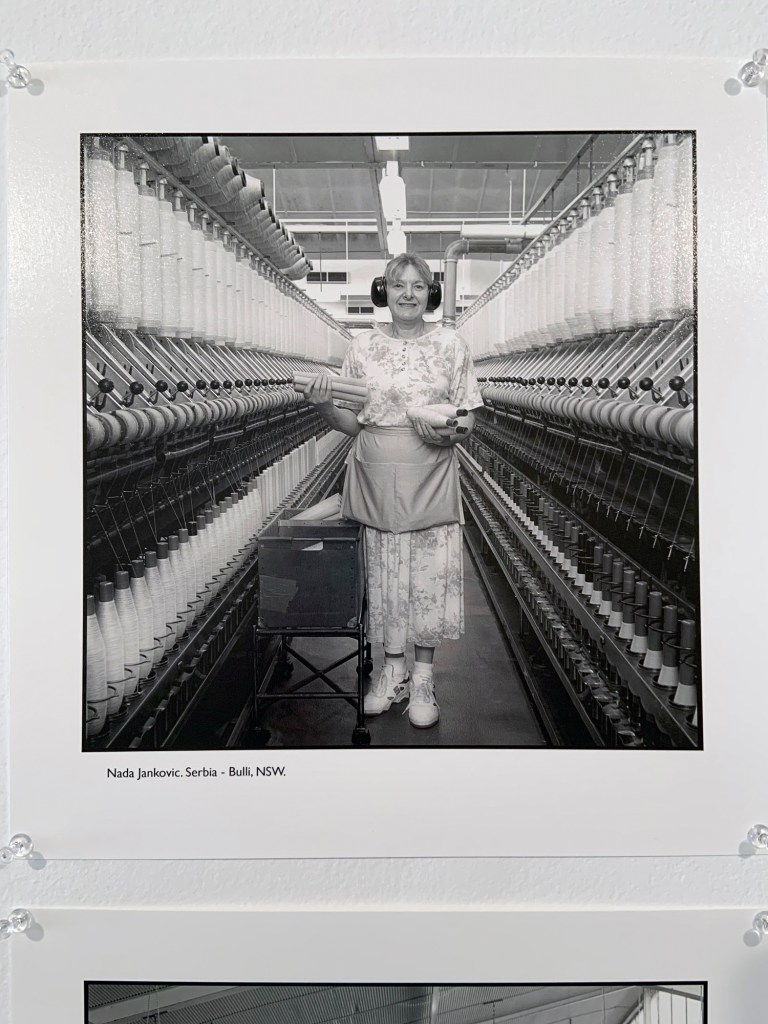 Ruth Maddison (Australian, b. 1945) 'Nada Jankovic. Serbia – Buli, NSW' 1997 (installation view)