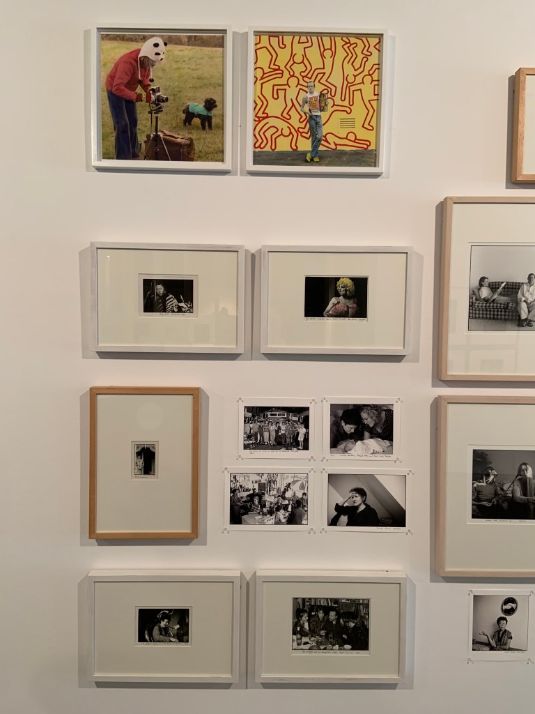Installation view of the exhibition 'Ruth Maddison It was the best of times, it was the worst of times' at the Centre for Contemporary Photography, Melbourne showing at second top left, 'Keith Haring' (1985-2014)