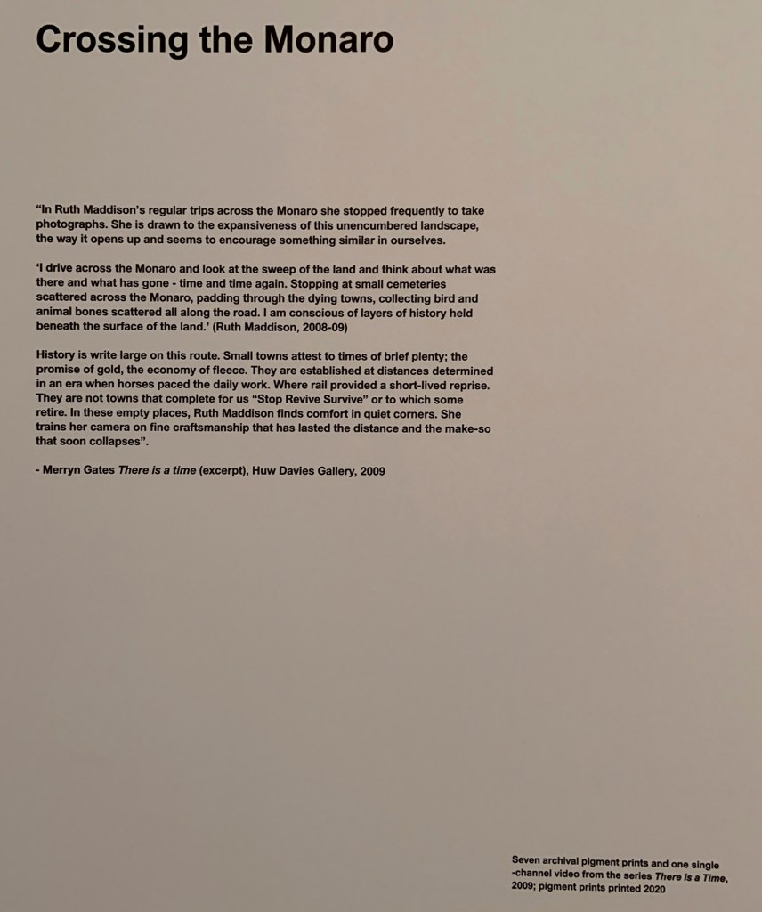 Text from the exhibition 'Ruth Maddison It was the best of times, it was the worst of times' at the Centre for Contemporary Photography, Melbourne
