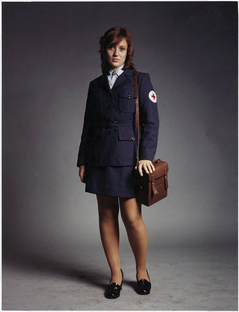 Timm Rautert (German, b. 1941) 'Claudia Krüll, 17, German Red Cross Helper' 1974