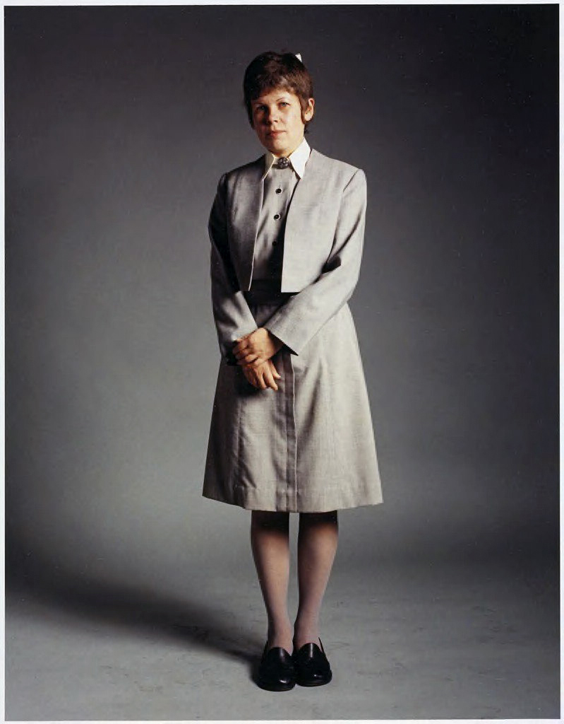 Timm Rautert (German, b. 1941) 'Fräulein Monika Powileit, 33 Jahre, Diakonieschwester' (deaconry sister) From the series 'Deutsche in Uniform' 1974