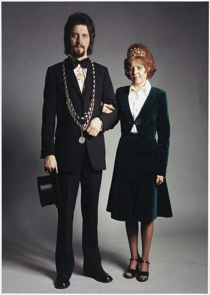 Timm Rautert (German, b. 1941) 'Herr Jürgen Lobert, Frau Marlene Lobert, 30 und 31 Jahre, Schützen regiments könig und Königin' (rifle regiment king and queen) From the series 'Deutsche in Uniform' 1974