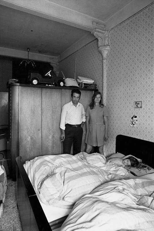 Timm Rautert. 'Homeless due to housing shortage' 1973