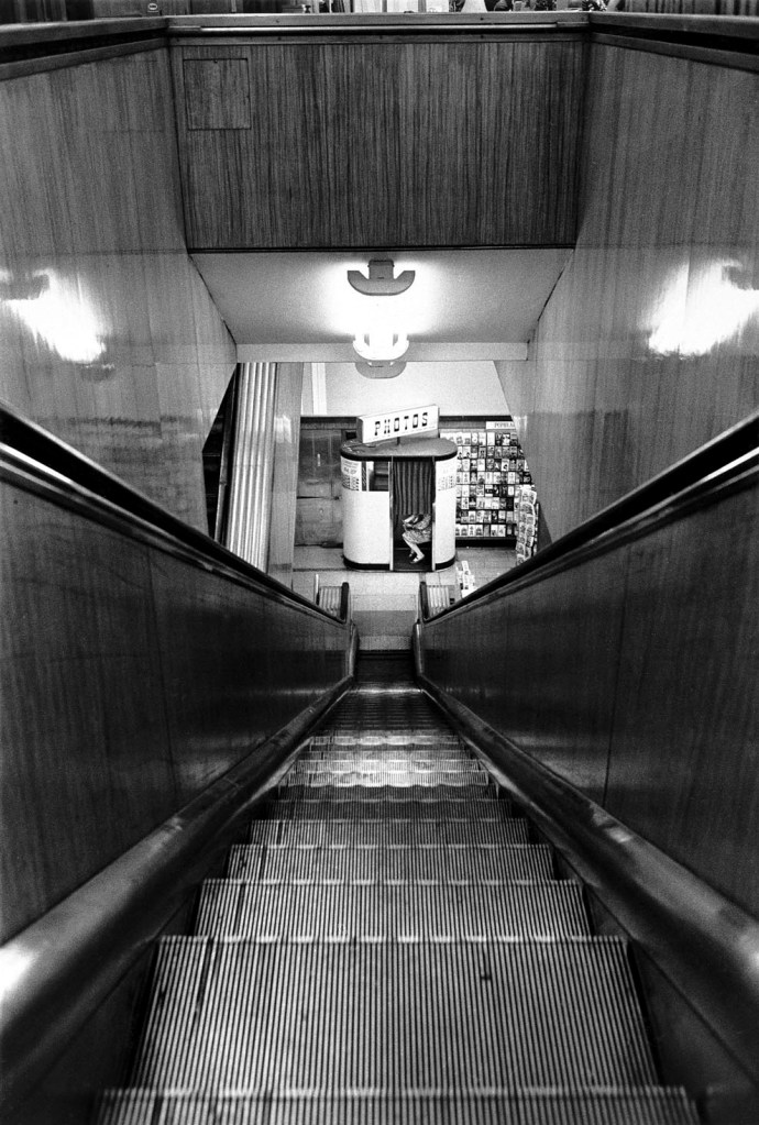 Timm Rautert (German, b. 1941) 'Mensch in einem Photoautomaten' (Human in a photo booth) New York, 1969