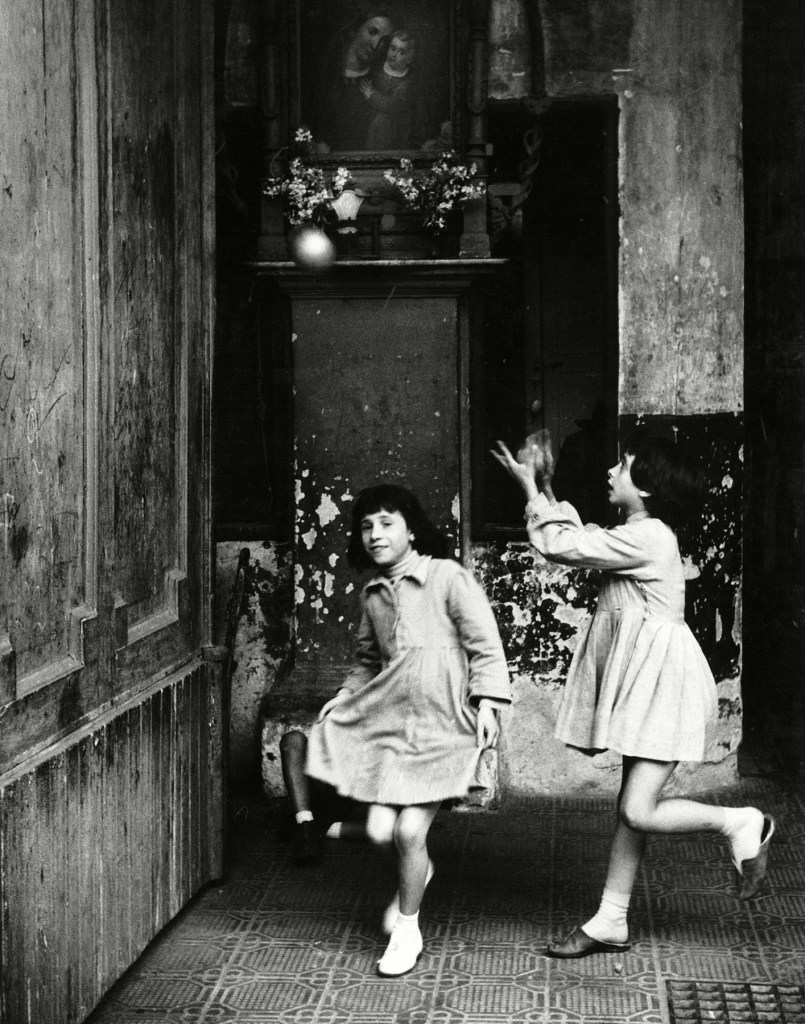 Herbert List (German, 1903-1975) 'Girls playing in a Passageway, Naples, Italy' 1959