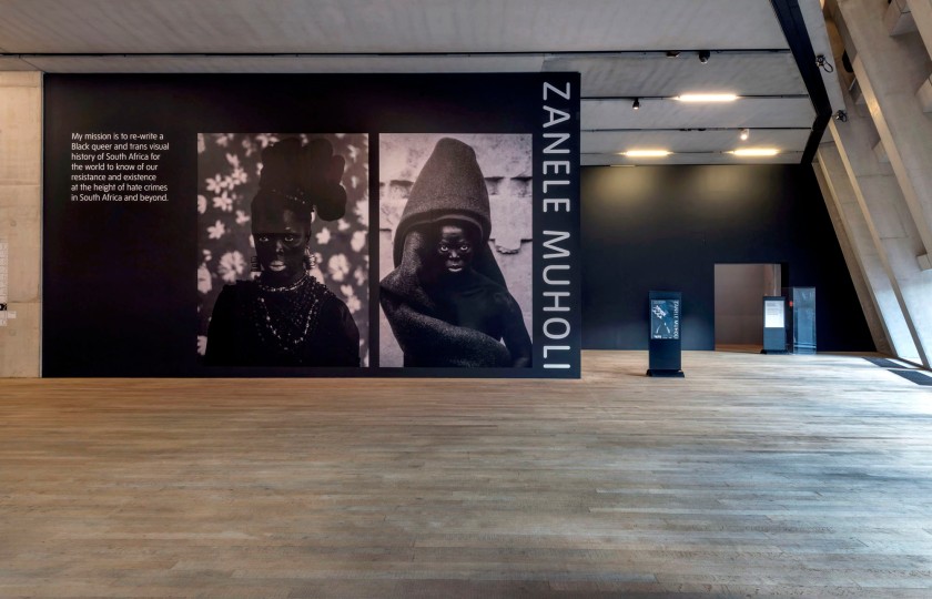 Installation Photograph of 'Zanele Muholi' Exhibition, Tate Modern, November 2020