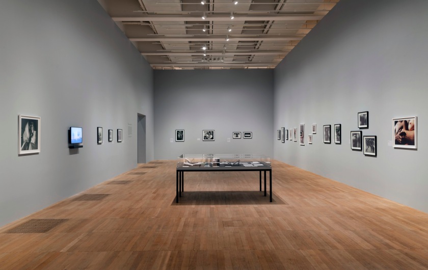 Installation photograph of Room 1 of the 'Zanele Muholi' exhibition, Tate Modern, November 2020 showing photographs from the series 'Only Half the Picture' (2002-2006)