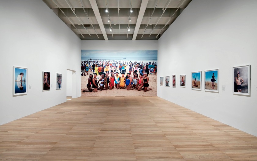 Installation photograph of Room 3 of the 'Zanele Muholi' exhibition, Tate Modern, November 2020 showing the section 'Queering Public Space'