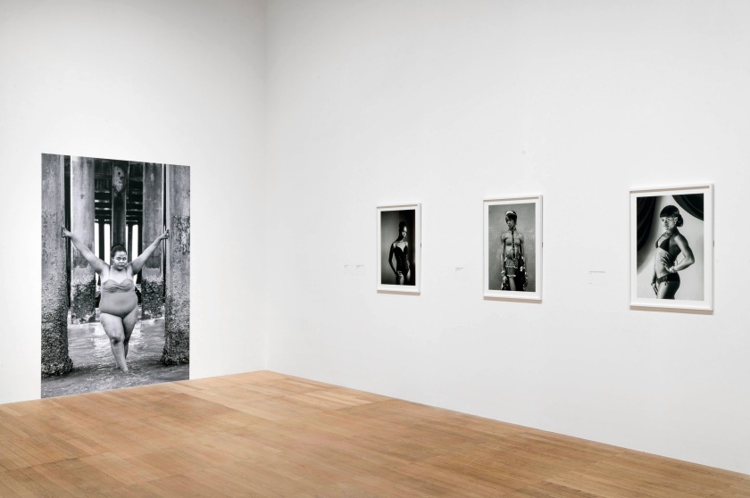 Installation photograph of Room 4 of the 'Zanele Muholi' exhibition, Tate Modern, November 2020 showing photographs from the series 'Brave Beauties' (2014 - ongoing)