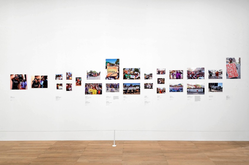 Installation photograph of Room 5 of the 'Zanele Muholi' exhibition, Tate Modern, November 2020