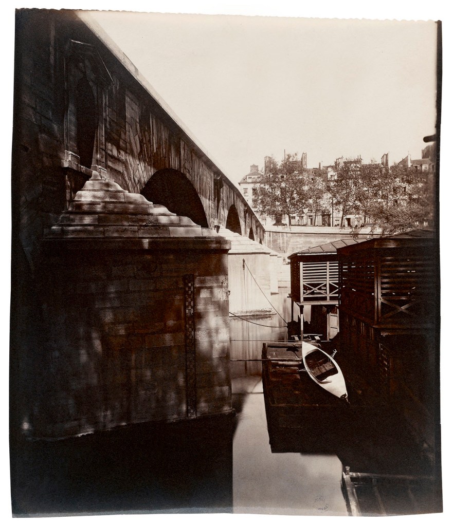 Eugène Atget (French, 1857-1927) 'Un coin du pont Marie, IVe' 1921