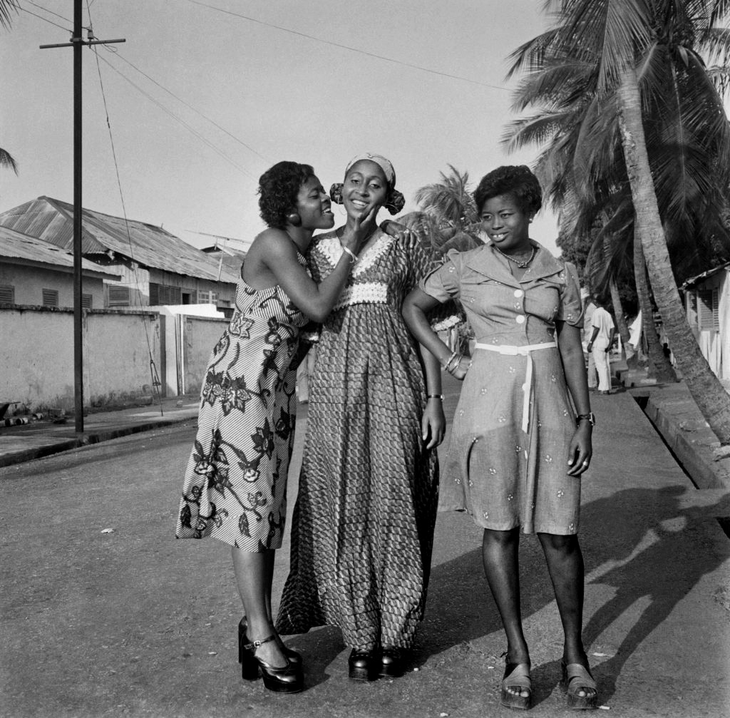 James Barnor (Ghanian, b. 1929) 'Family members at the occasion of the engagement of James' cousin. Amanomo, Accra' Late 1970s