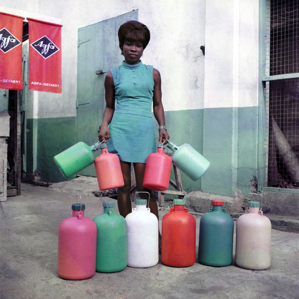 James Barnor (Ghanian, b. 1929) 'A shop assistant at the Sick-Hagemeyer store. Accra' 1971
