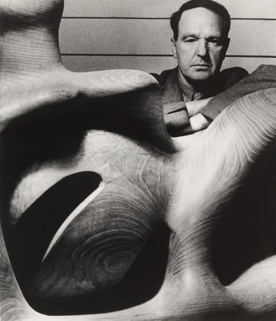 Bill Brandt (British born Germany, 1904-1983) 'Henry Moore in his studio at Much Hadham, Hertfordshire' 1946