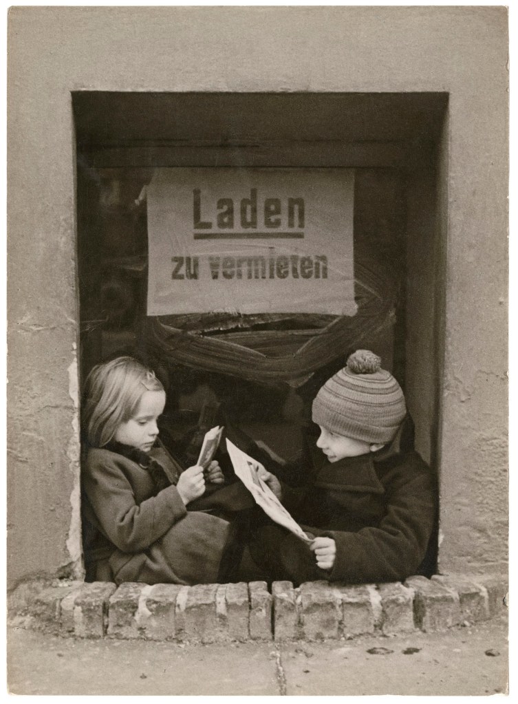 Friedrich Seidenstücker (German, 1882-1966) 'Children in the city' 1928