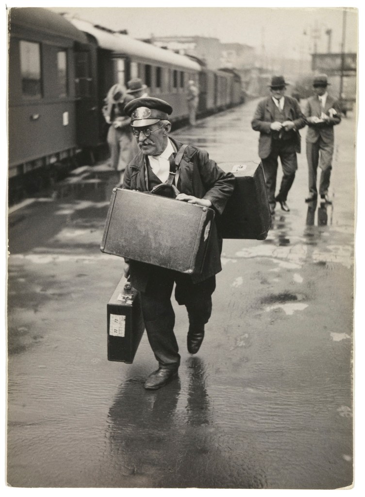Friedrich Seidenstücker (German, 1882-1966) 'Stettiner Bahnhof railway station' 1930 from the exhibition 'Friedrich Seidenstücker – Life in the City: Photographs from the 1920s to 1940s' at the Käthe Kollwitz Museum, Cologne, May - Aug, 2021