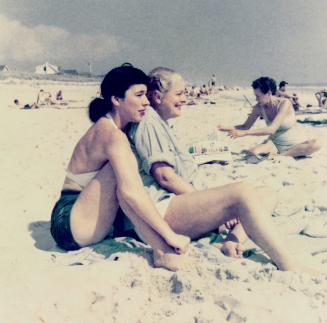 'Patricia Fitzgerald and Kay Guinness, Cherry Grove Beach' September 1952
