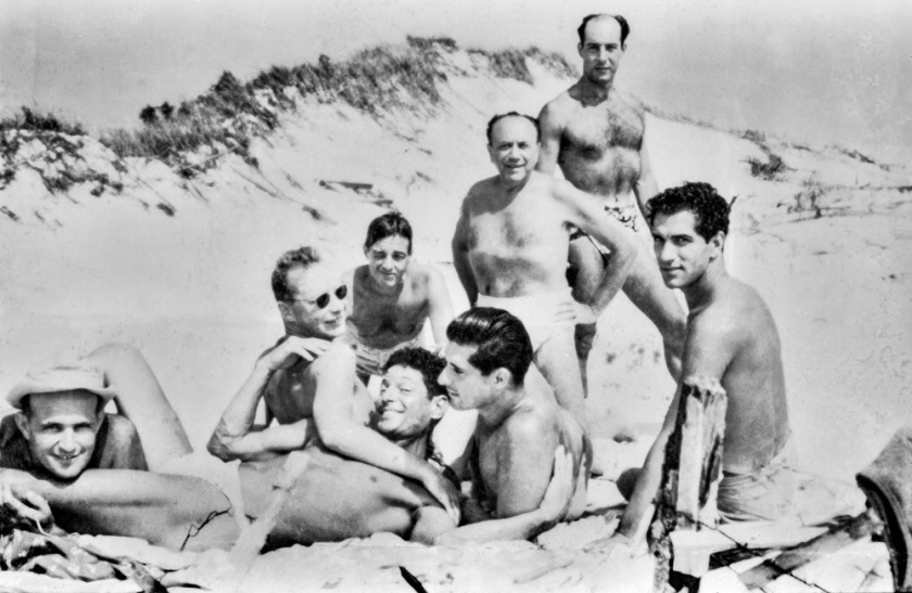'Men on the Beach' c. 1950