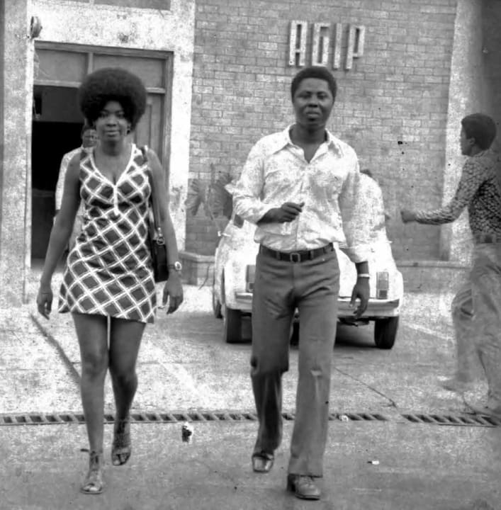 James Barnor (Ghanian, b. 1929) 'AGIP with Graphic Designer' 1974