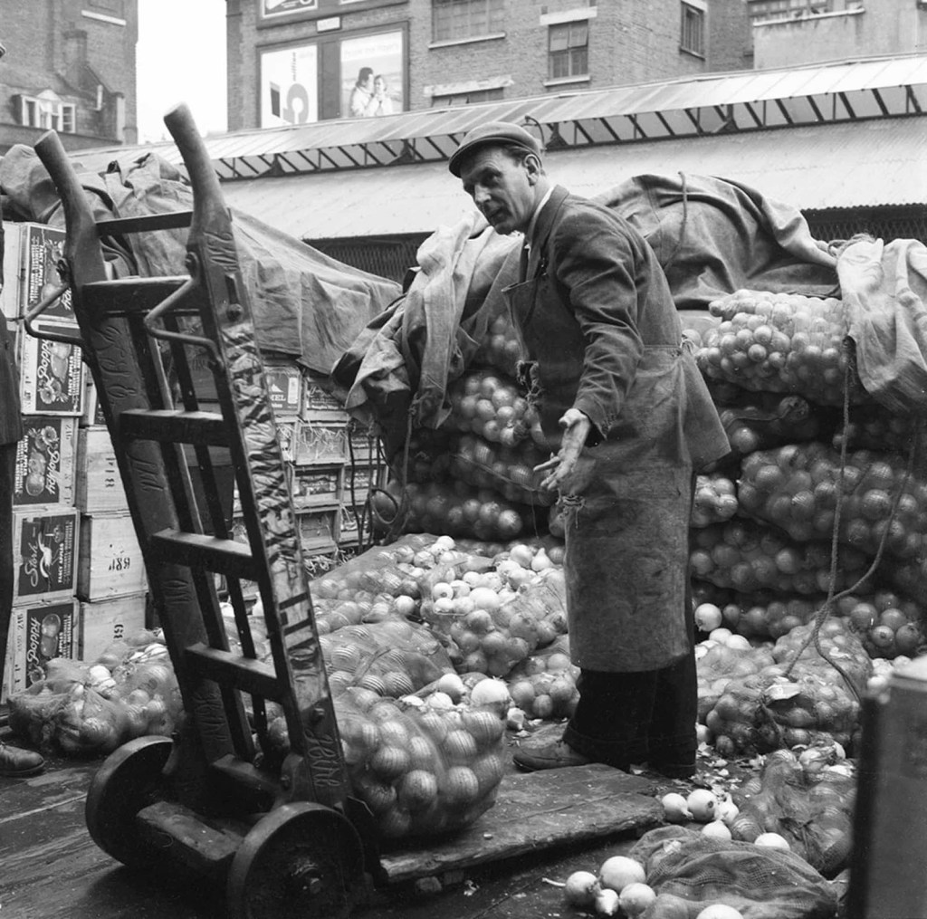 James Barnor (Ghanian, b. 1929) 'Early morning in Covent Garden market in 1960s London' 1960s