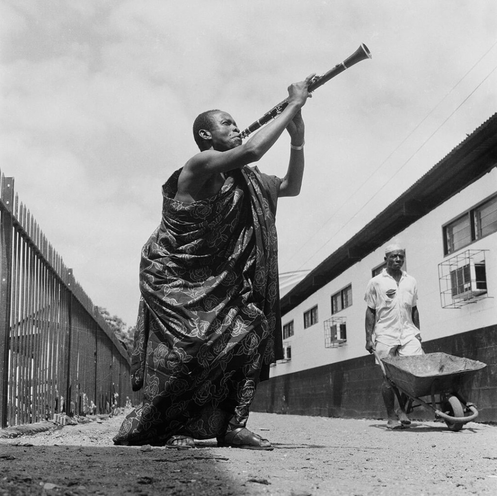 James Barnor (Ghanian, b. 1929) 'E. K. Nyame, the legendary Ghanaian musician, photographed for a record cover, Accra' c. 1975