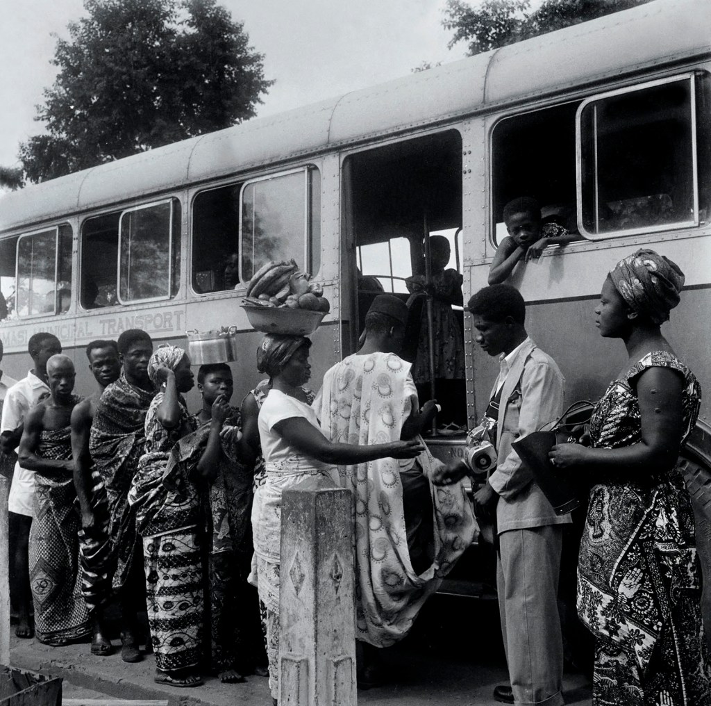 James Barnor (born 1929) 'Revolution in the public transport ticketing system, Accra' c. 1950s