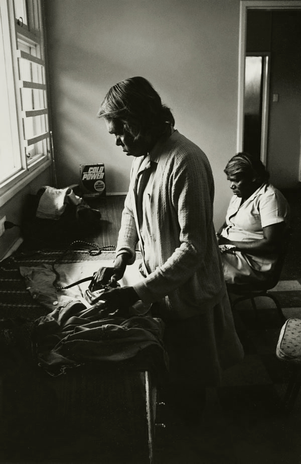 Mervyn Bishop (Australian, b. 1945) 'Woman attend home management course at Yuendumu' 1974, printed 2008