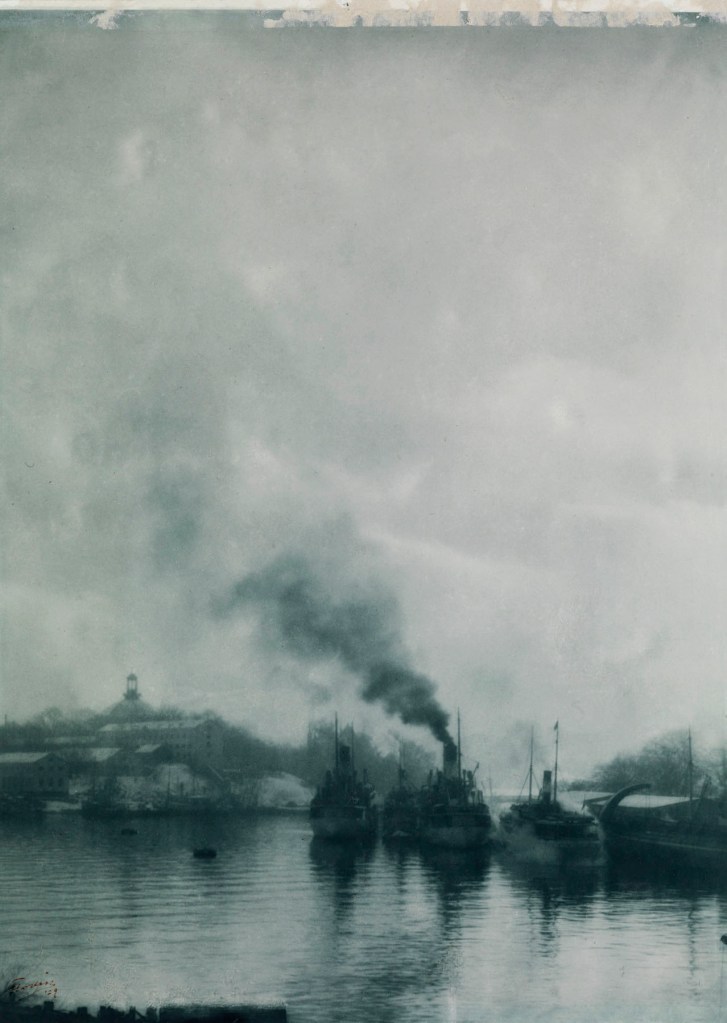 Ferdinand Flodin (Swedish, 1863-1935) 'View from My Window over Skeppsholmen, Stockholm' 1929