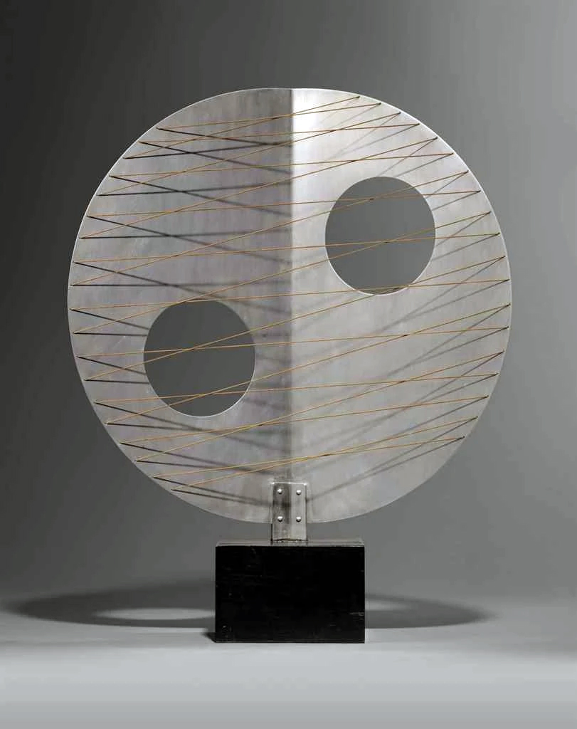 Barbara Hepworth (English, 1903-1975) 'Disc with Strings (Moon)' 1969