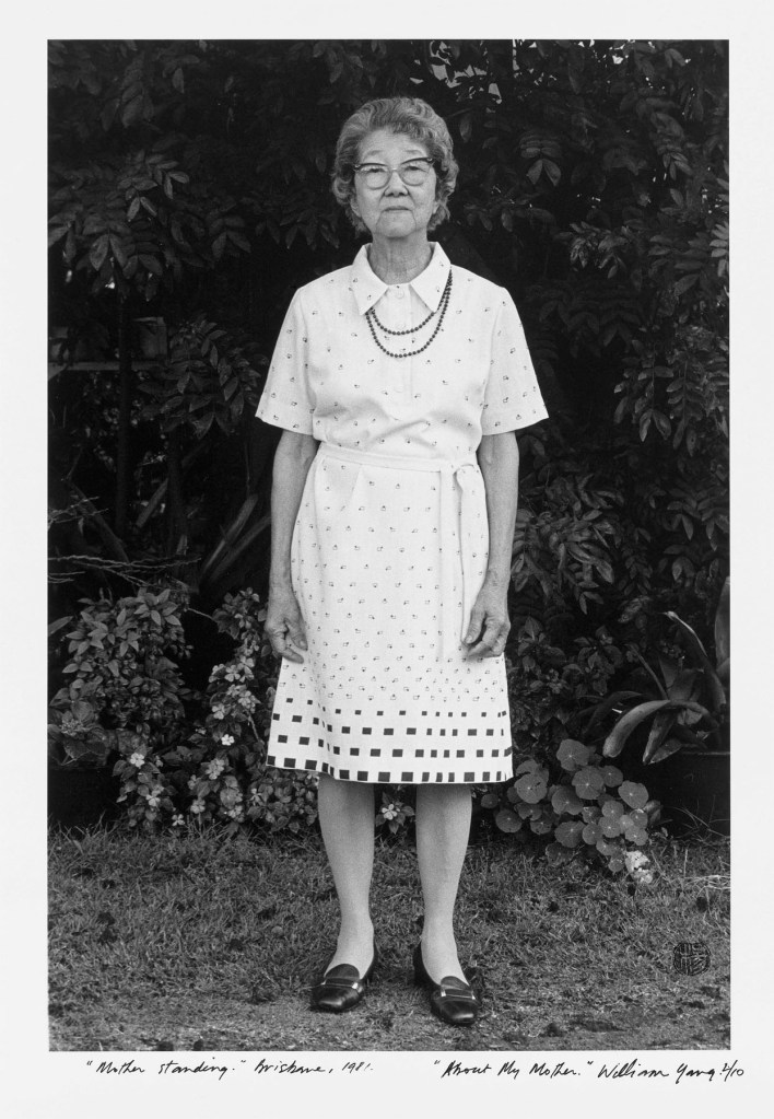 William Yang (Australia b. 1943) '"Mother Standing" Brisbane' 1981