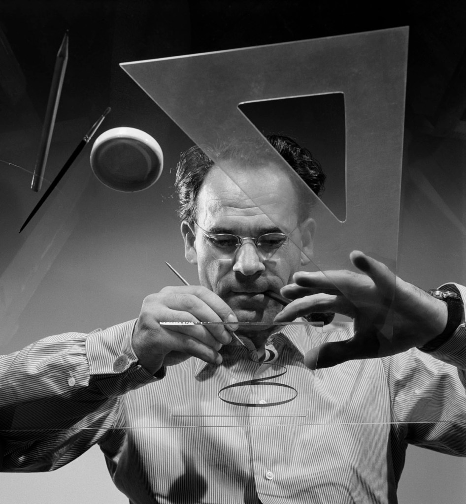 Ernst A. Heiniger (Swiss, 1909-1993) 'Self-portrait' around 1950