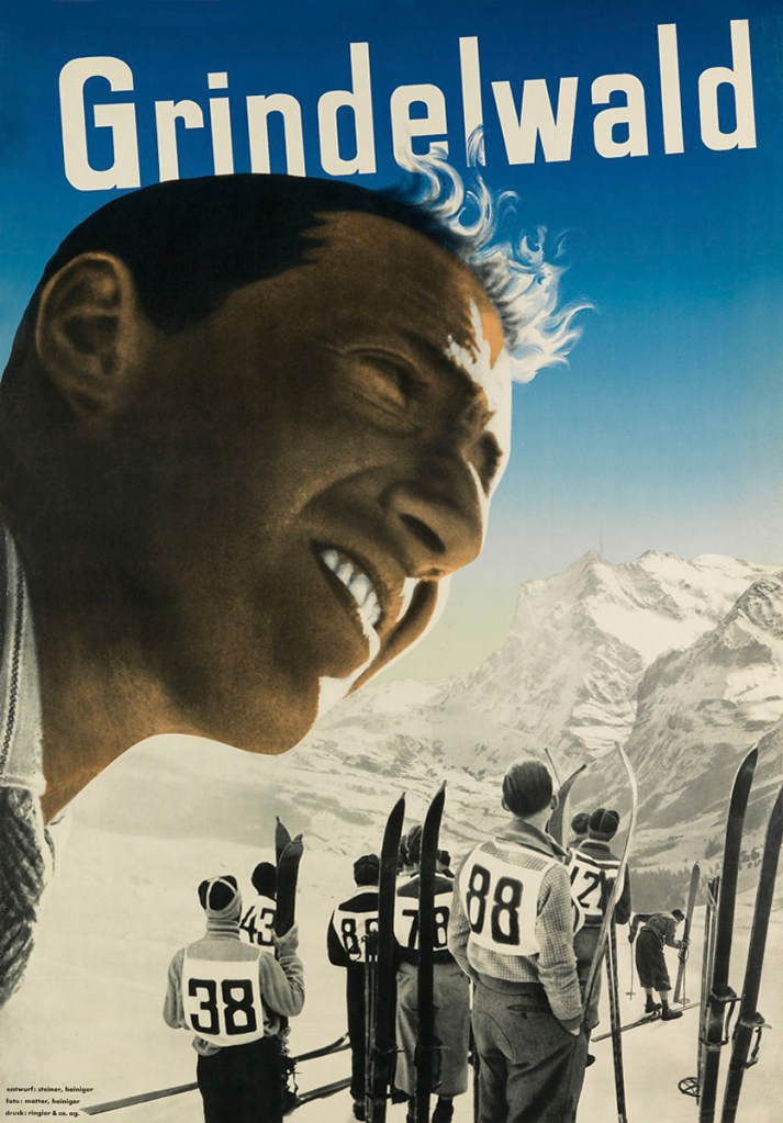 Heiri Steiner (Swiss, 1906-1983) (designer) Ernst A. Heiniger (Swiss, 1909-1993) (photographer) 'Grindewald poster' 1935
