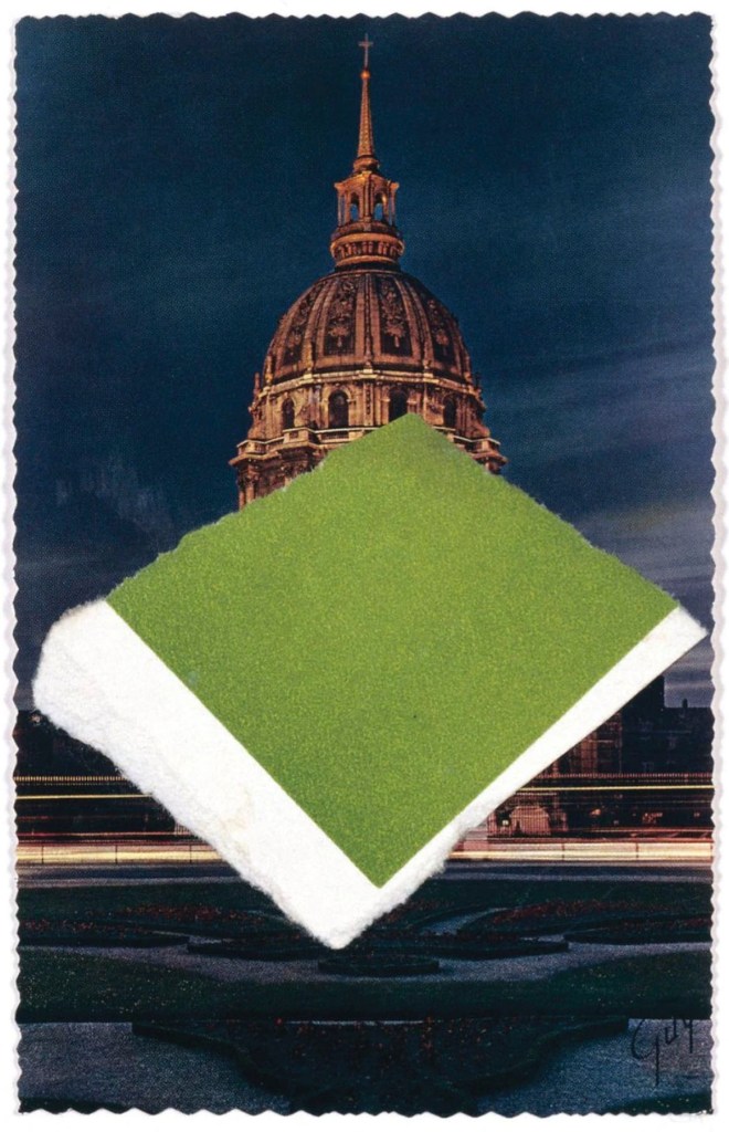 Ellsworth Kelly (American, 1923-2015) 'Study for Green and White Sculpture for les Invalides' 1964