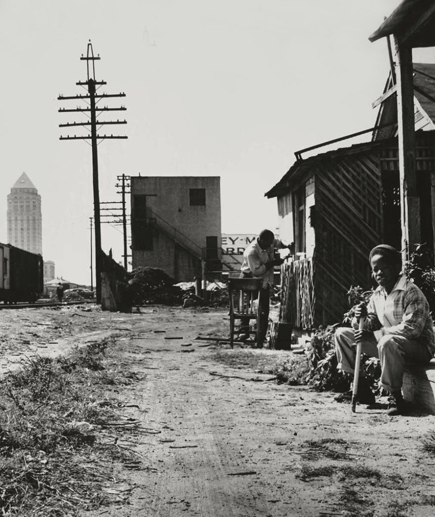 Marion Palfi (American born Germany, 1907-1978) 'Los Angeles' 1946-1949