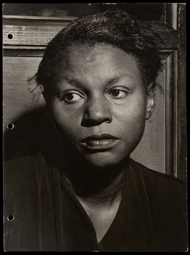 Marion Palfi (American born Germany, 1907-1978) 'Untitled (Portrait of Mrs. Caleb Hill, widow of a lynching victim)' 1949