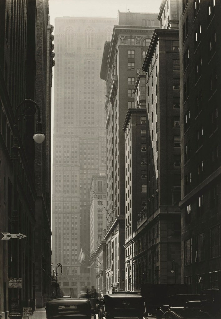 Berenice Abbott (American, 1898-1991) 'Vanderbilt Avenue from East 46th Street' October 9, 1935