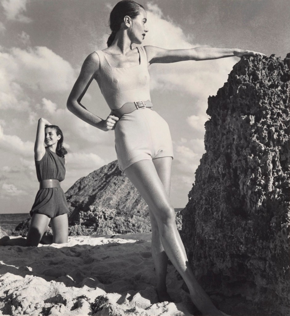 Genevieve Naylor (American, 1915-1989) 'Models wearing suits by Carolyn Schnurer' 1945-1946