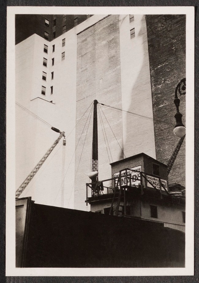 Berenice Abbott (American, 1898-1991) 'Page from New York Album' 1929-1930 (detail)